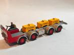 DINKY TOYS UK LEYLAND CHASSIS MET 8 WIELEN REF 936, Ophalen of Verzenden, Gebruikt, Bus of Vrachtwagen, Dinky Toys