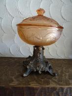 Mooie 100 jaar oude Bonbonniere Val- Saint - Lambert glas, v, Ophalen