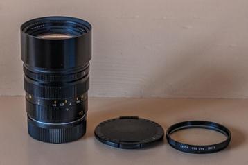 Leica 90mm summicron F2 Leica M met Leica UV filter