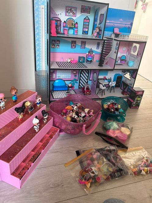 LOL surprise huis en extra’s, Kinderen en Baby's, Speelgoed | Poppenhuizen, Zo goed als nieuw, Poppenhuis, Ophalen