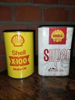 Shell olieblikken, Collections, Boîte en métal, Comme neuf, Enlèvement ou Envoi
