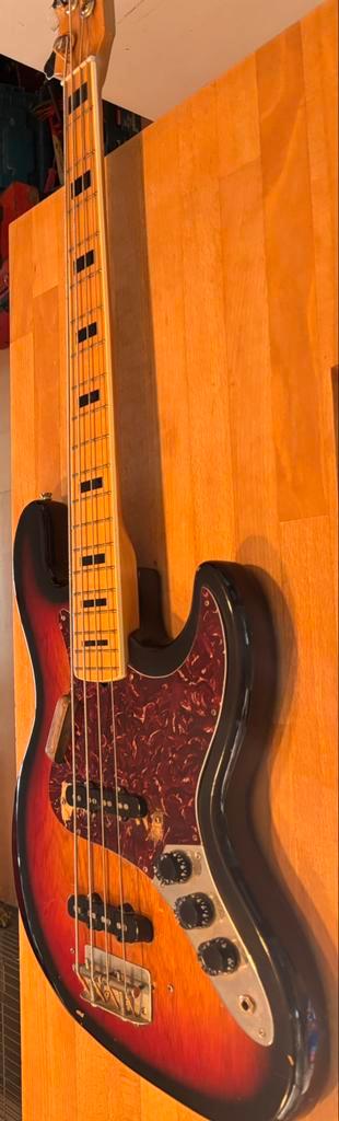 Guitare basse vintage type fender 1980, Musique & Instruments, Enlèvement ou Envoi, Utilisé, Électrique, Fretless