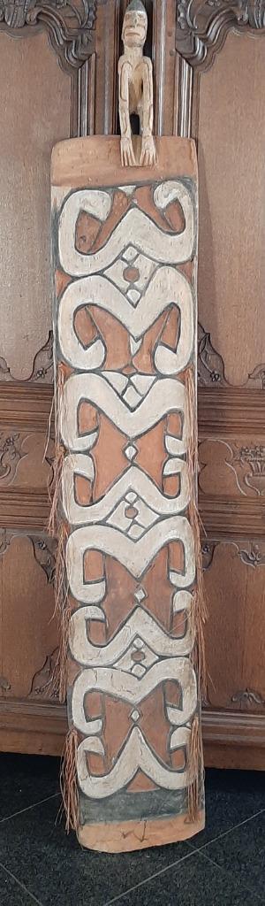 houten schild Asmat-Papoea, Antiek en Kunst, Kunst | Niet-Westerse kunst, Ophalen
