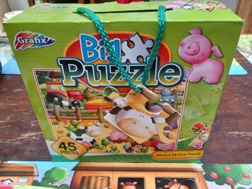 Puzzel grafix 45 stukken, 58cmx38,5cm beschikbaar voor biedingen