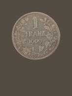Zilveren Belgische 1 Franc 1909, Zilver, Ophalen of Verzenden, Zilver, Losse munt