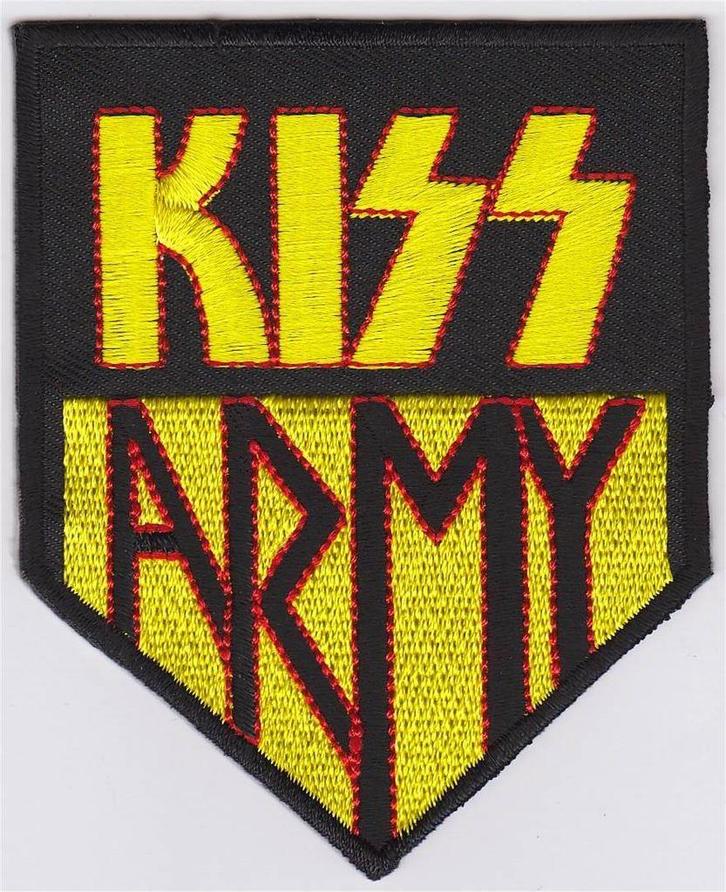 Kiss Army stoffen opstrijk patch embleem #5, Verzamelen, Muziek, Artiesten en Beroemdheden, Nieuw, Kleding, Verzenden