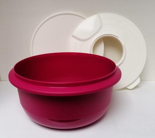 Tupperware « Ultimate Mixing Bowl » 3,5 Liter - Roze - Promo, Huis en Inrichting, Keuken | Tupperware, Nieuw, Bus of Trommel, Wit
