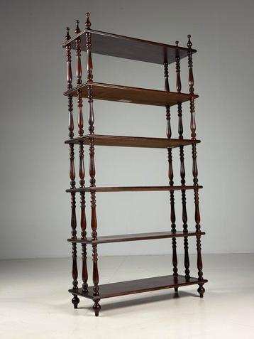 Franse Mahonie etagère beschikbaar voor biedingen