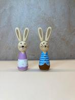 Handgeschilderde pegdolls koppel paashazen, Verzamelen, Verzenden, Zo goed als nieuw