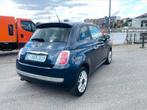 Fiat 500 1.4 16V 100pk, Voorwielaandrijving, Zwart, Blauw, Leder en Stof