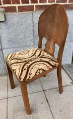 Chaise vintage bois & tissu – à restaurer, Ophalen