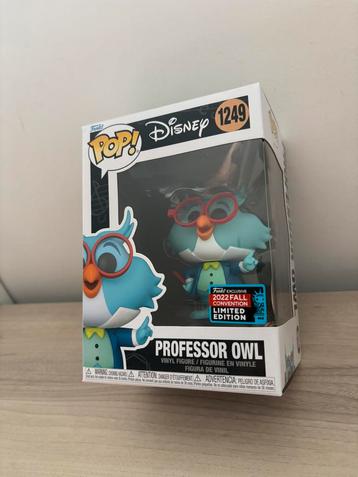 Funko pop! Professor Owl Fall Convention 1249 Disney Sing beschikbaar voor biedingen