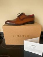 Nieuw klassieke schoenen cognac leer maat 40, Conhpol, Bruin, Nieuw, Ophalen of Verzenden