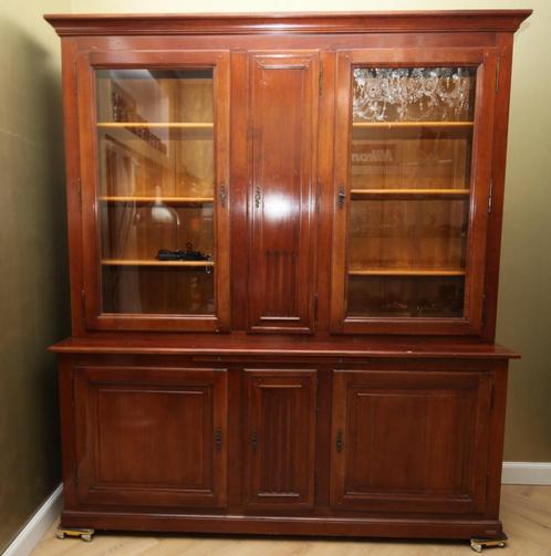 Vitrine/ bibliotheek/ buffet Kast Camille&Vence, Antiek en Kunst, Antiek | Meubels | Kasten, Ophalen
