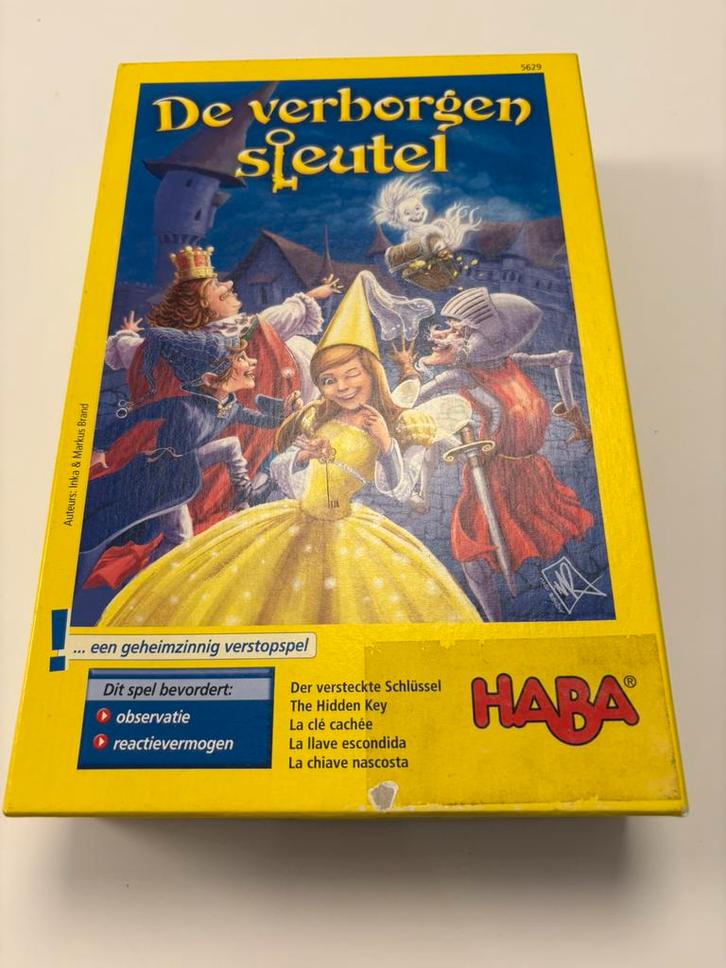 De Verborgen Sleutel, Hobby en Vrije tijd, Gezelschapsspellen | Kaartspellen, Gebruikt, Drie of vier spelers, Vijf spelers of meer