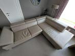 Lederen Salon Beige, Ophalen, Gebruikt, Leer