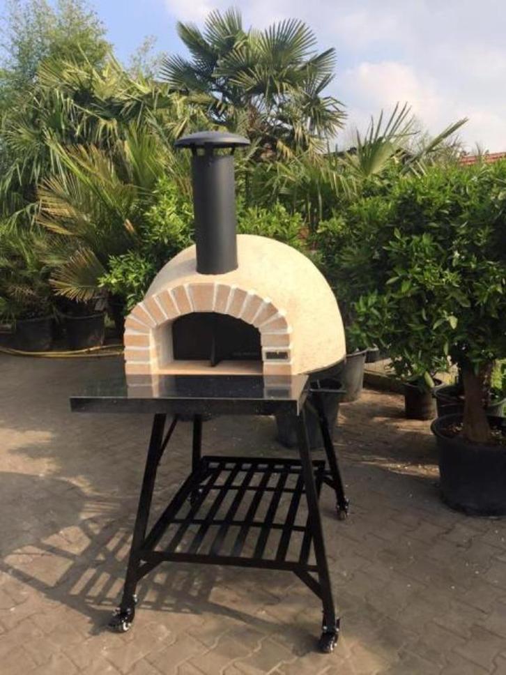 TE KOOP PIZZAOVEN AMALFI RUSTIC-REAL BRICK AD70, Jardin & Terrasse, Accessoires mobilier de jardin, Neuf, Enlèvement