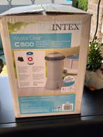 Intex Filterpomp C600 - 2,2m3h extra voeding, 32mm slangen, Ophalen, Zo goed als nieuw, Filter