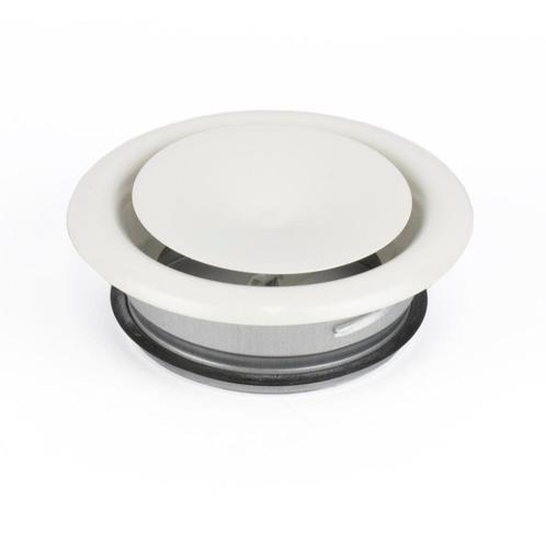 Begetube rond metalen ventilatiemond/ventilatieventiel wit, Doe-het-zelf en Bouw, Ventilatie en Afzuiging, Nieuw, Ophalen