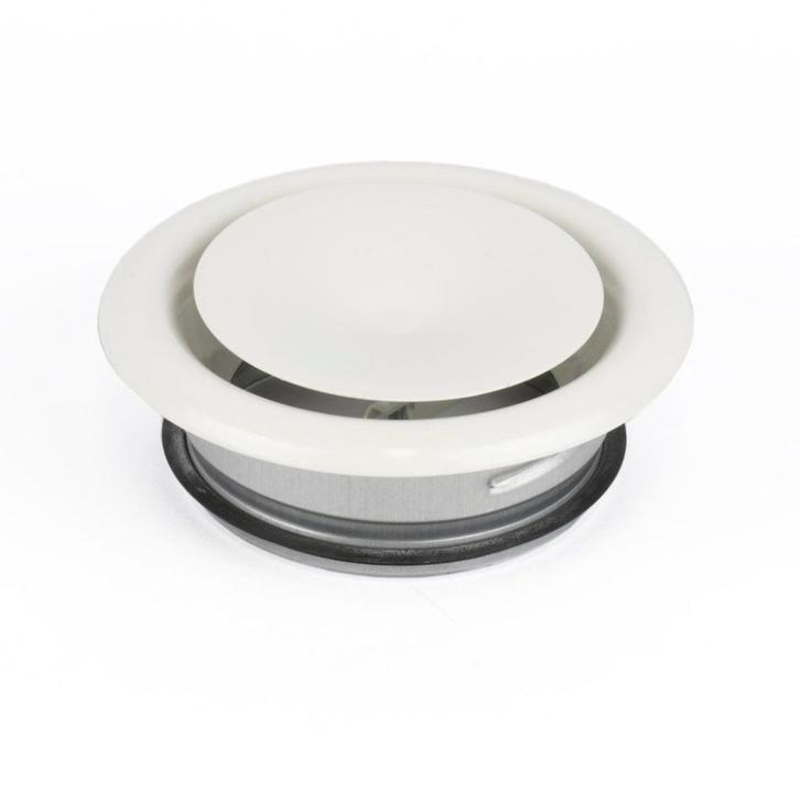 Begetube rond metalen ventilatiemond/ventilatieventiel wit, Doe-het-zelf en Bouw, Ventilatie en Afzuiging, Nieuw, Ophalen