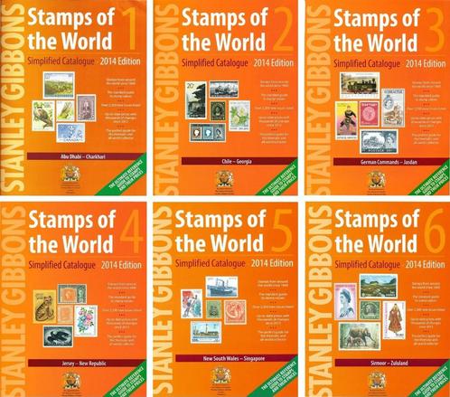 STANLEY GIBBONS Cat. Worldwide Edit. 2014 set A-Z  6 ebooks, Postzegels en Munten, Postzegels | Toebehoren, Ophalen of Verzenden