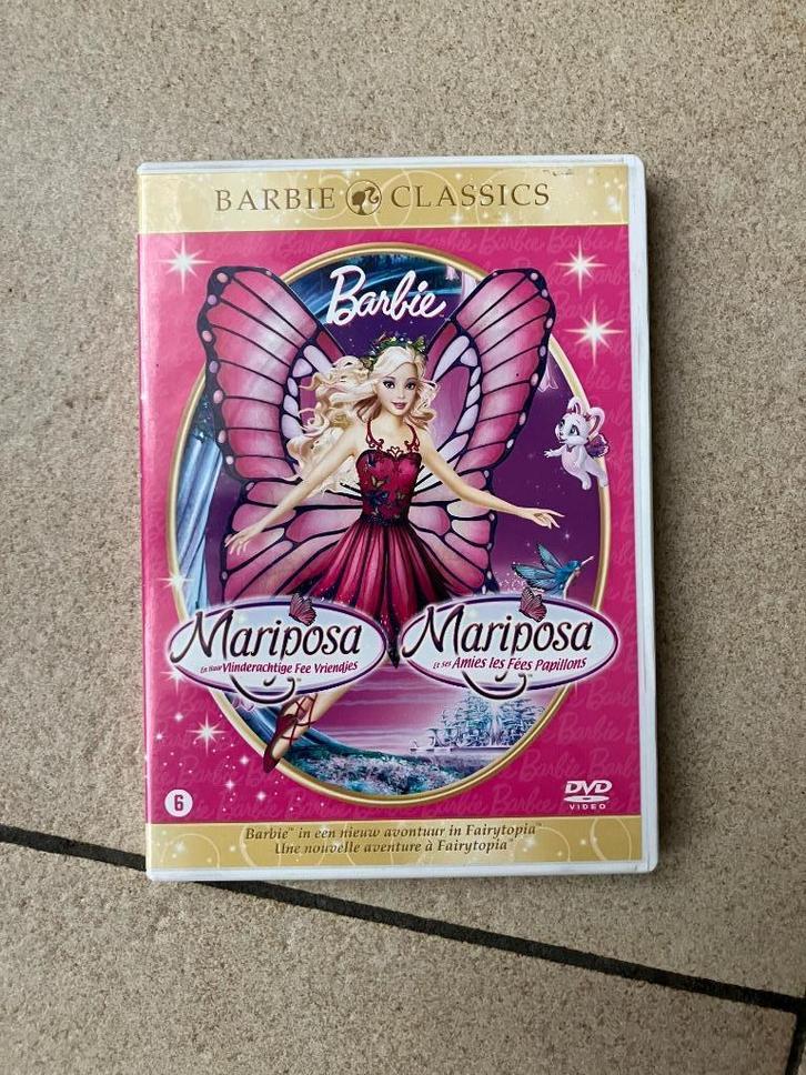 Dvd - Barbie Mariposa en haar vlinderachtige fee vriendjes, Cd's en Dvd's, Dvd's | Tekenfilms en Animatie, Ophalen of Verzenden