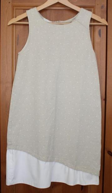 Linnen kleedje - 10 jaar / 140 beschikbaar voor biedingen