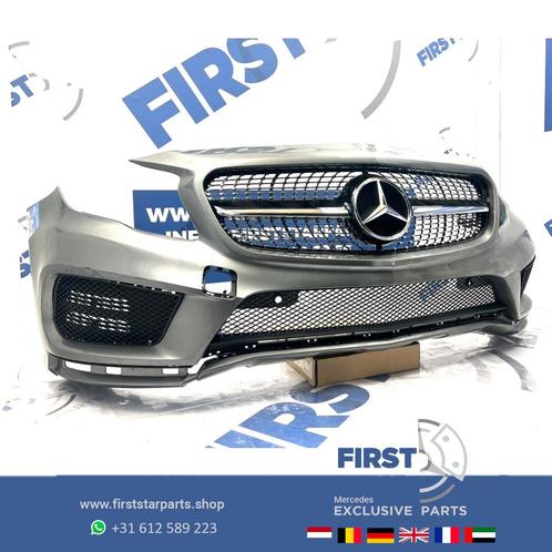 W156 BUMPER X156 GLA AMG VOORBUMPER ZWART WIT GRIJS PRE FACE, Auto-onderdelen, Carrosserie, Bumper, Mercedes-Benz, Voor, Gebruikt