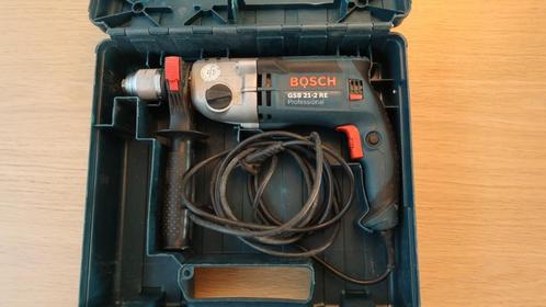 Bosch GSB 21-2 RE klopboormachine, Doe-het-zelf en Bouw, Gereedschap | Boormachines, Gebruikt, 600 watt of meer, Klopboormechanisme