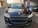 Peugeot 4008 1.6 HDi Allure, Auto's, 4 cilinders, Leder en Stof, Zwart, SUV of Terreinwagen