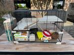 Hamsterkooi en toebehoren, Animaux & Accessoires, 75 à 110 cm, Enlèvement, Utilisé, Cage