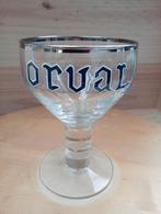 Trappist glas Orval 33 CL met zilverkleur rand, Verzamelen, Nieuw, Overige merken, Glas of Glazen, Ophalen of Verzenden