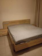 Slaapkamer 160/200, Huis en Inrichting, Ophalen, Beige, Tweepersoons, 200 cm