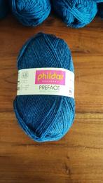 Blauwe wol 8 bollen €1 per bol, Hobby en Vrije tijd, Breien en Haken, Ophalen of Verzenden, Nieuw