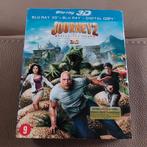 DVD - BR + 3D  -  JOURNEY 2 - MYSTERIOUS ISLAND, CD & DVD, Blu-ray, Comme neuf, Enlèvement ou Envoi, Aventure
