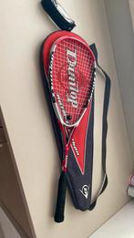 Dunlop Squash racket met tas, Sport en Fitness, Squash, Racket, Gebruikt, Ophalen of Verzenden, Met hoes