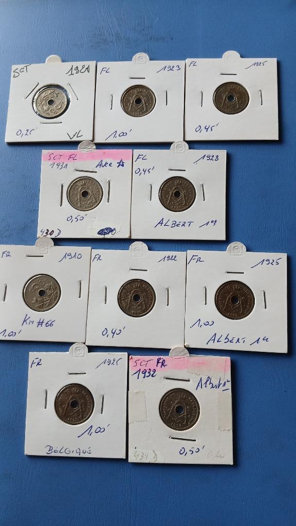 5 centimes Albert 1 Belgique 1910-1932, Postzegels en Munten, Munten | België, Losse munt, Overig, Ophalen of Verzenden