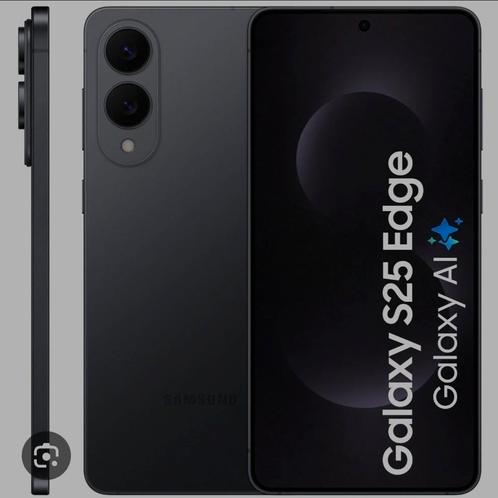 Nieuw top smartphones samsung  S25 edge 256 GB jettblack, Telecommunicatie, Mobiele telefoons | Samsung, Nieuw, Overige modellen