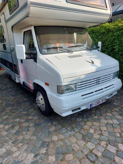 mobil-home peugeot 2.5 td 1992, Caravanes & Camping, Camping-cars, Particulier, Intégral, jusqu'à 5, Bürstner, Diesel, 5 à 6 mètres