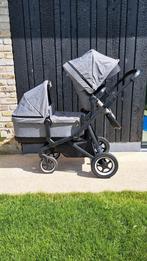 Thule Sleek Duo, zeer goeie staat zwart - grijs, Kinderen en Baby's, Ophalen, Zo goed als nieuw, Kinderwagen