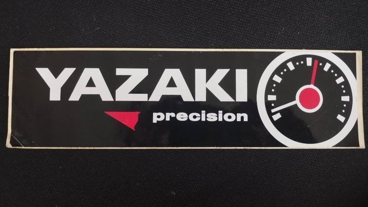 YAZAKI vintage sticker, Verzamelen, Stickers, Gebruikt, Auto of Motor, Verzenden