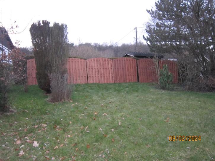 6 écrans de jardin multi pin arqués +/- 180 x 180 cm adam D, Jardin & Terrasse, Palissades, Utilisé, Bois, Enlèvement