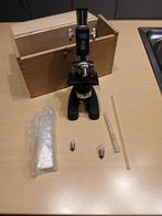 Vintage microscoop, Ophalen, Gebruikt, Minder dan 400x, Biologische microscoop