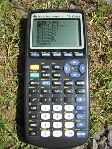 2x Texas Instruments TI-83 Plus grafische rekenmachine beschikbaar voor biedingen