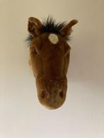 Bruin paardenkop om omhoog te hangen H=30 cm, D=40 cm en B=1, Ophalen of Verzenden, Zo goed als nieuw, Wanddecoratie