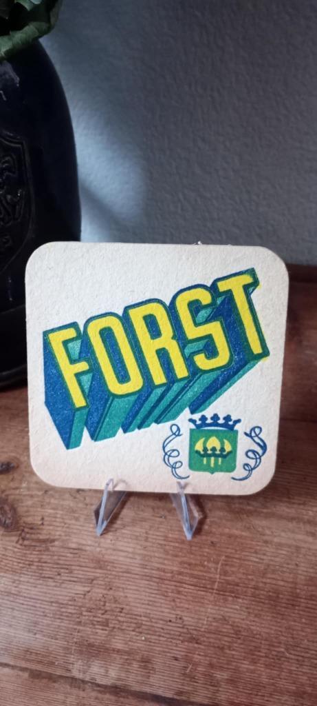 Brasserie bière sous-bock Forst Musée des Deux Luxembourgs, Collections, Marques de bière, Utilisé, Sous-bock, Autres marques