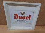 Houten reclamebordje Duvel 30 x 30 cm, Verzamelen, Biermerken, Duvel, Ophalen of Verzenden, Zo goed als nieuw