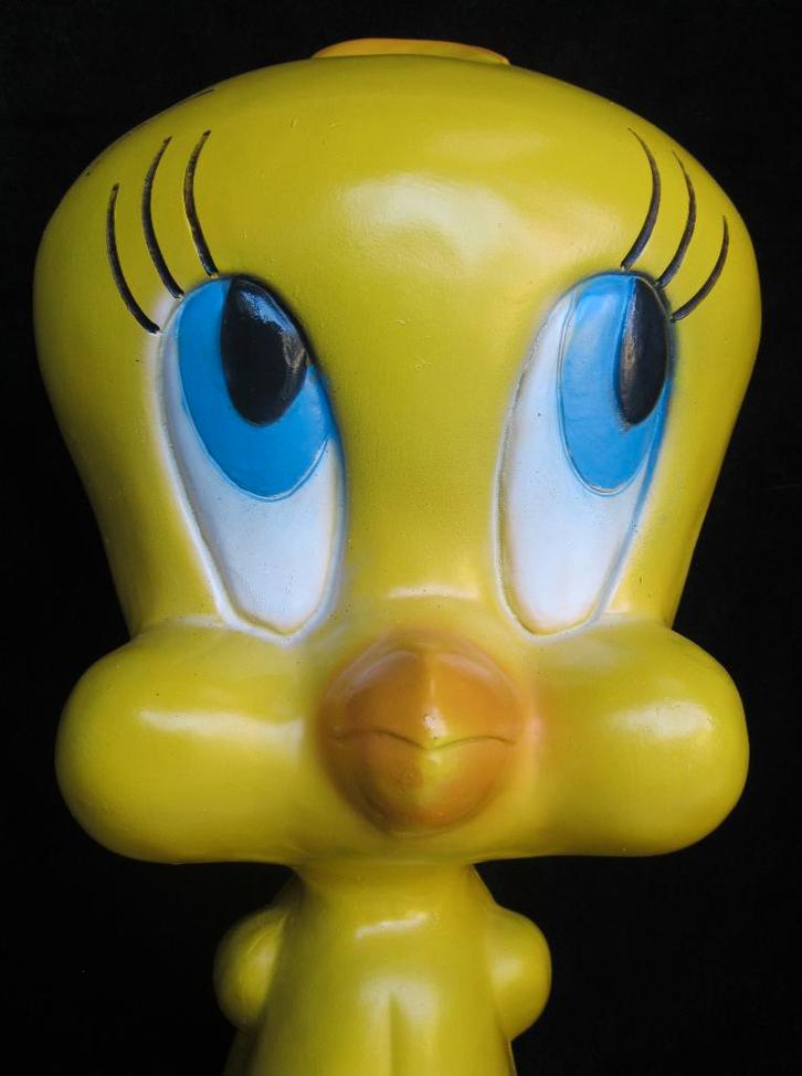 Tweety - titi - 43cm H, Collections, Personnages de BD, Comme neuf, Statue ou Figurine, Looney Tunes, Enlèvement
