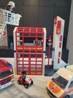 Playmobil brandweerkazerne met sirene, brandweermannen, Kinderen en Baby's, Speelgoed | Playmobil, Ophalen