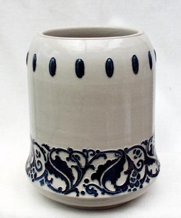 Vase art nouveau en céramique Merkelbach Westerwald.